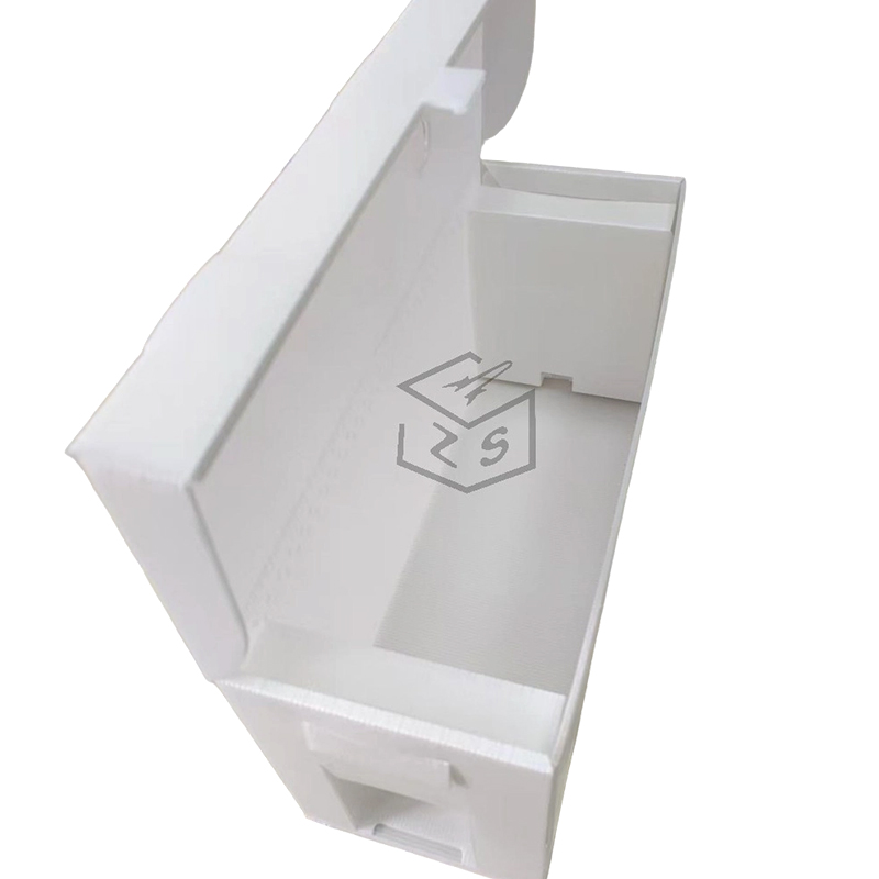 Hengittävä rei'itetty aallotettu muovinen Nuc Box