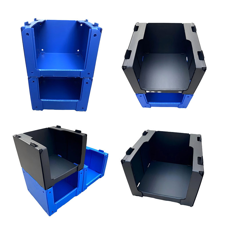 Sisäkkäinen Corflute Hollow Board Pick Bin